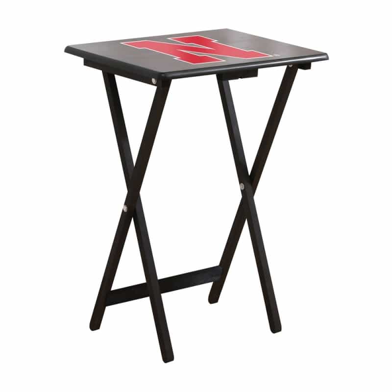 University Of Nebraska Large Folding Tv Tray Table
