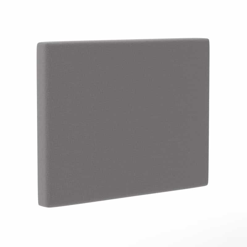 Hugo Twin Headboard With 2 Power Outlets, 1 Usb And 1 Usb Type-C Port With Faux Linen Upholstery And Dual Hanging Options In Gray