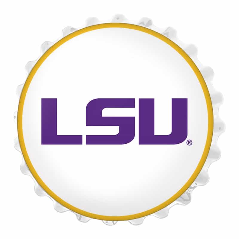 Lsu Tigers: Bottle Cap Wall Light