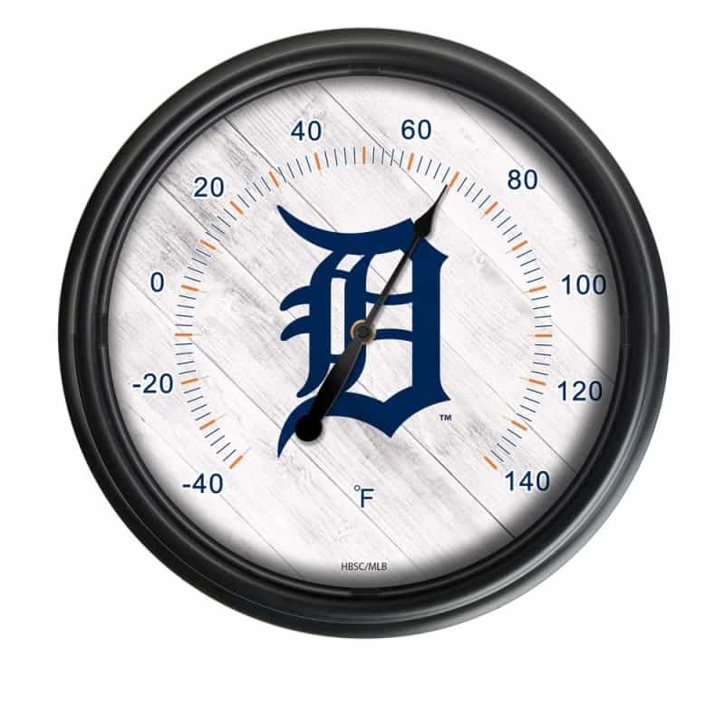 Detroit Tigers Indoor/Outdoor Led Thermometer Cover By Holland Bar Stool Company