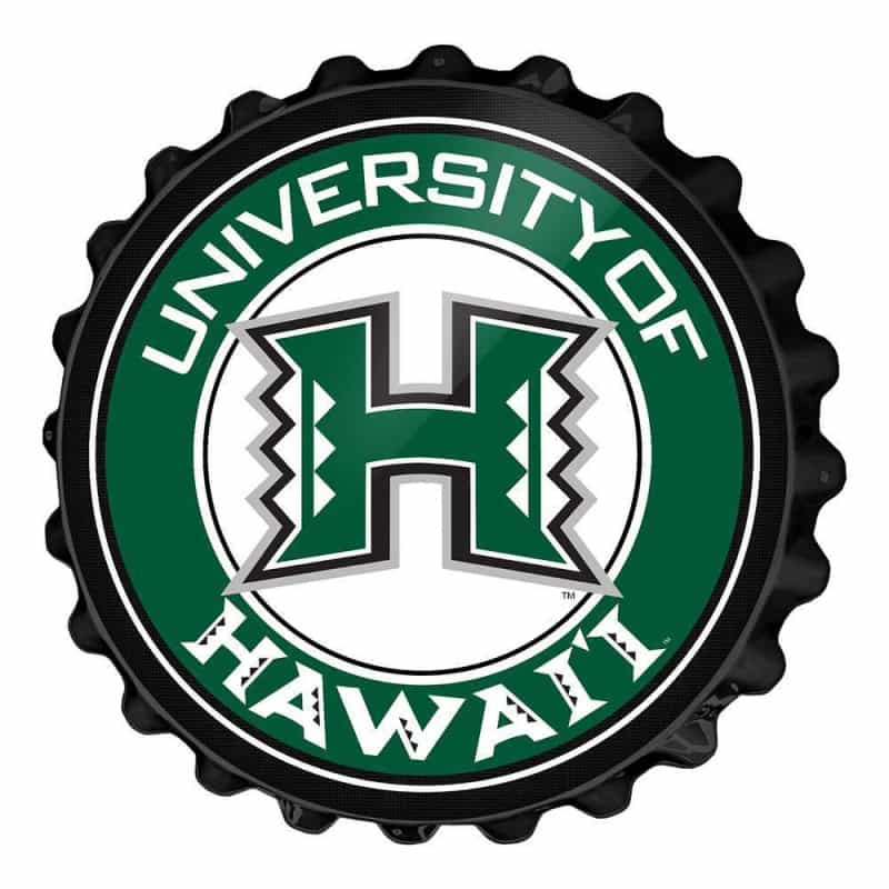 Hawaii Warriors: Bottle Cap Wall Sign