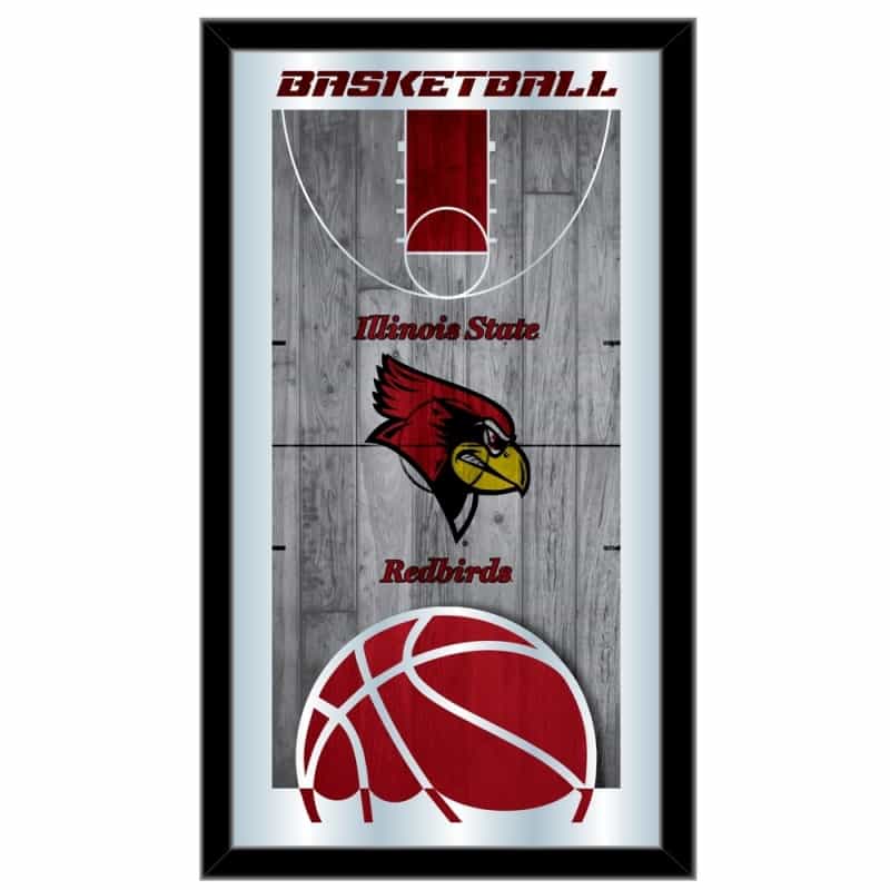 Illinois State 15" X 26" Basketball Mirror By Holland Bar Stool Company