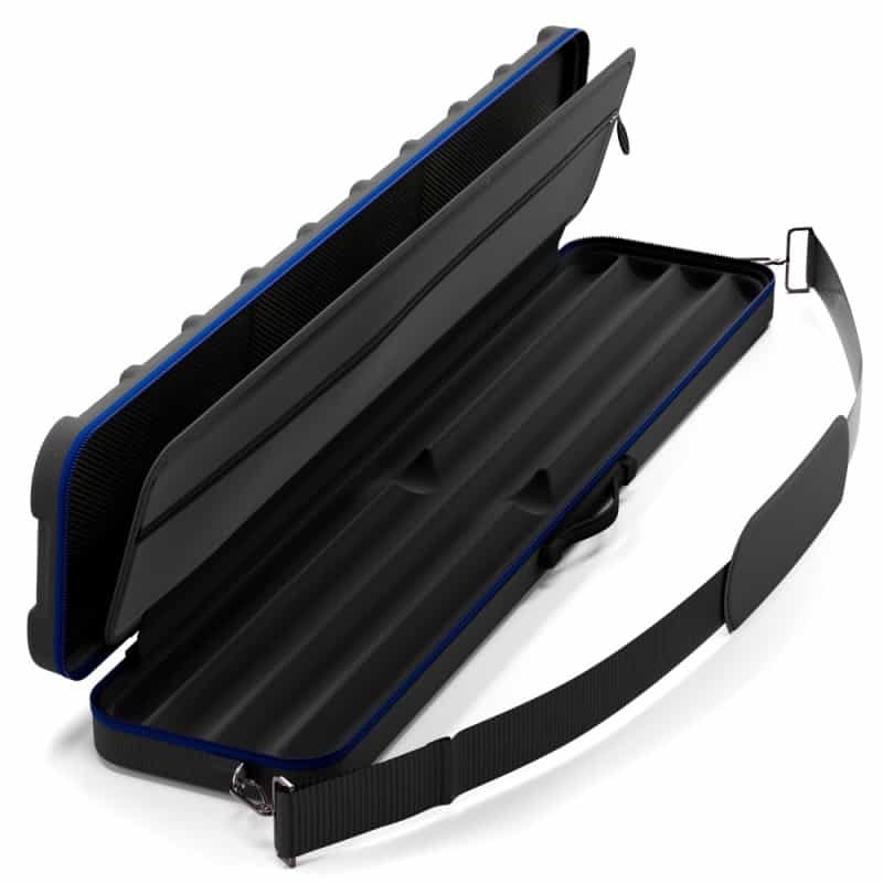 Casemaster Parallax Guard Billiard Cue Case (Pool Stick Case) Blue