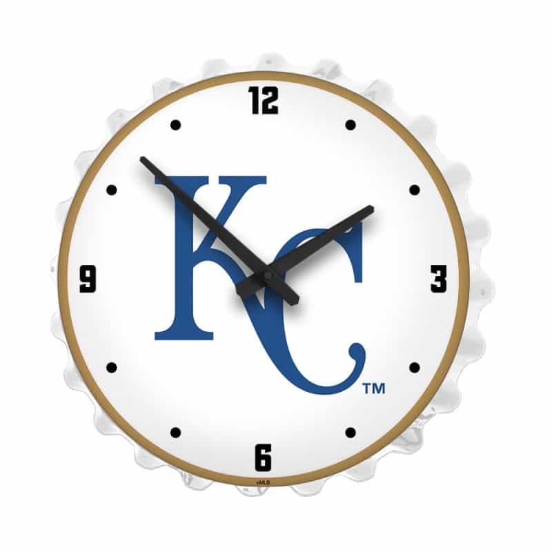 Kansas City Royals: Bottle Cap Lighted Wall Clock