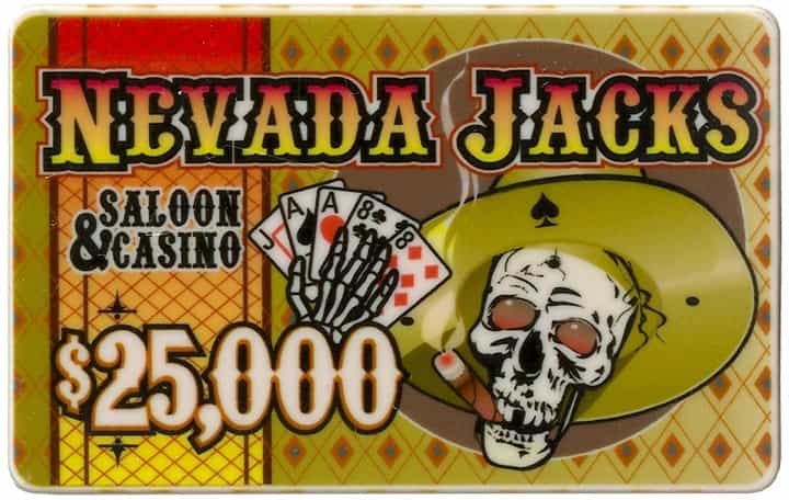 Nevada Jacks $25000 Plaque