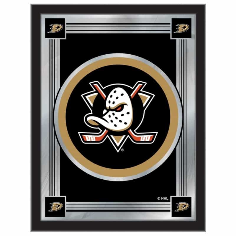 Anaheim Ducks 17" X 22" Logo Mirror By Holland Bar Stool Company