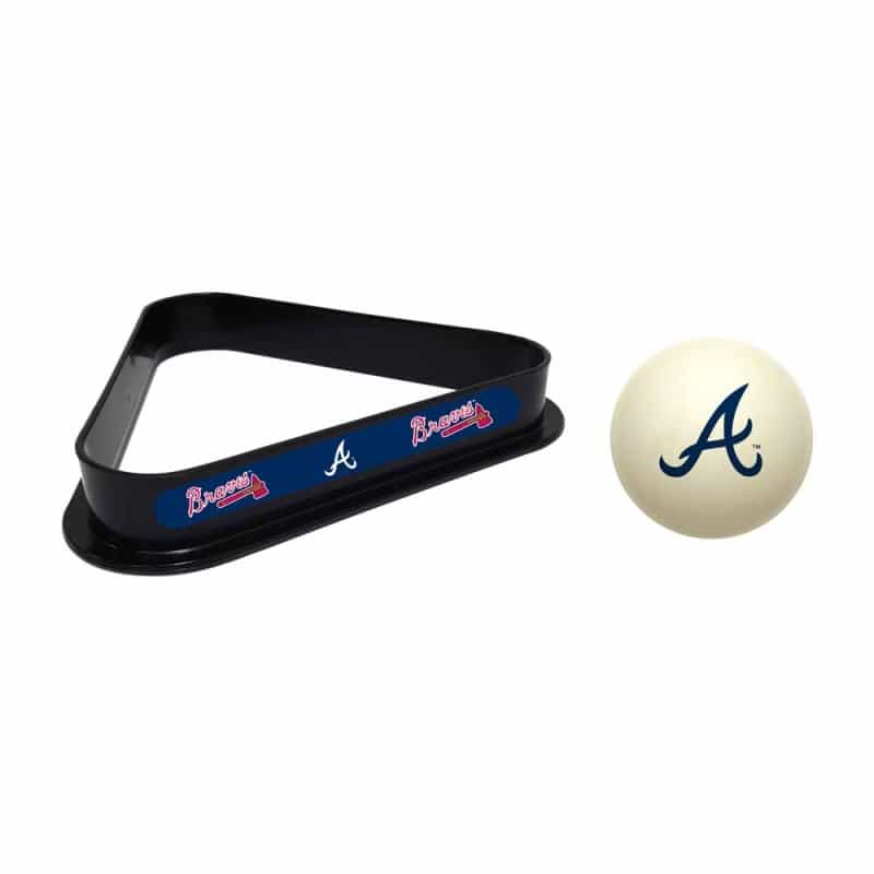Atlanta Bravescue Ball & Ball Rack