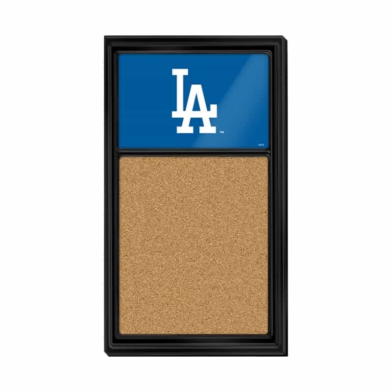 Los Angeles Dodgers: Logo - Cork Note Board