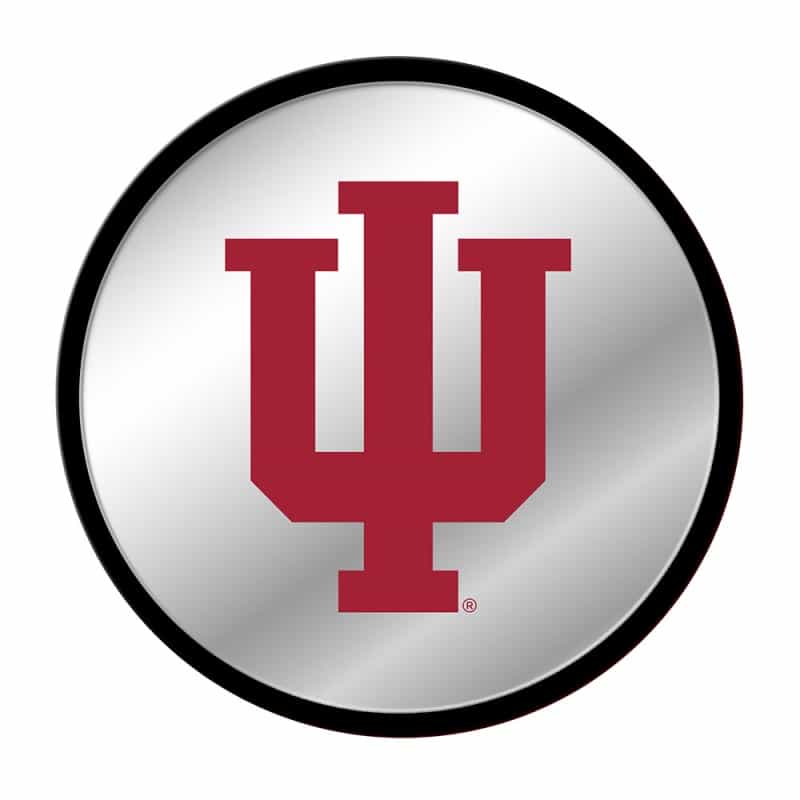 Indiana Hoosiers: Modern Disc Mirrored Wall Sign