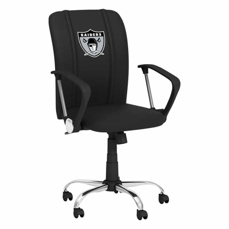 Curve Task Chair With Las Vegas Raiders Classic Logo