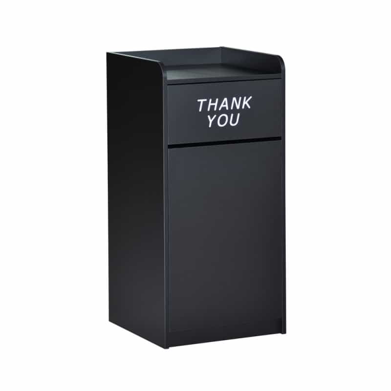 Sony Wood Tray Top Receptacle In Black