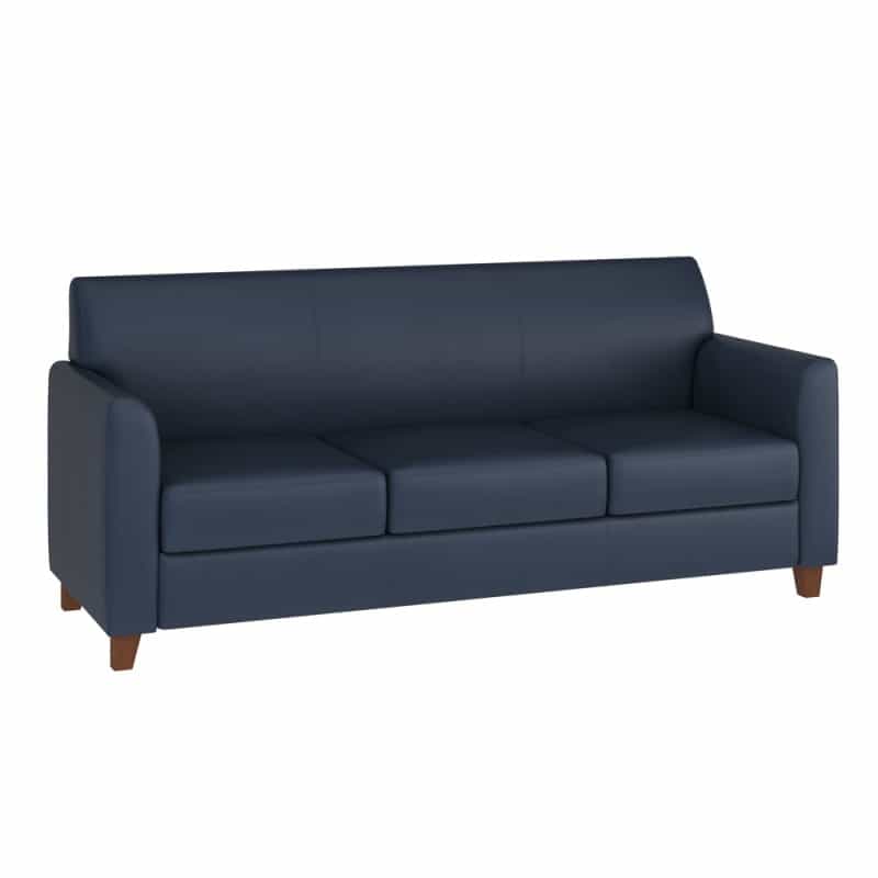 Hercules Diplomat Series Navy Leathersoft Sofa