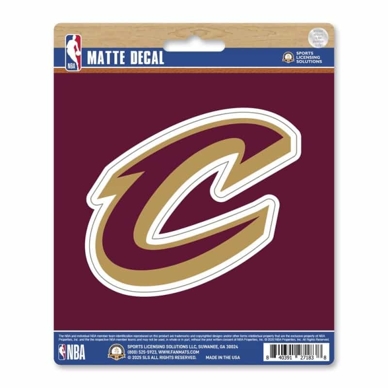 Cleveland Cavaliers Matte Decal Sticker