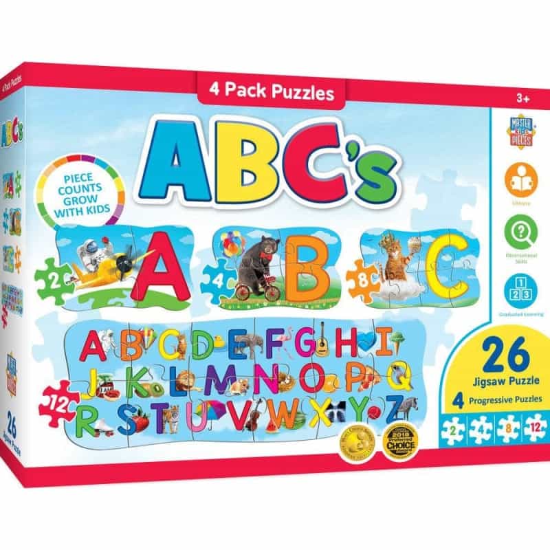Educational - ABC's 4-Pack Puzzles