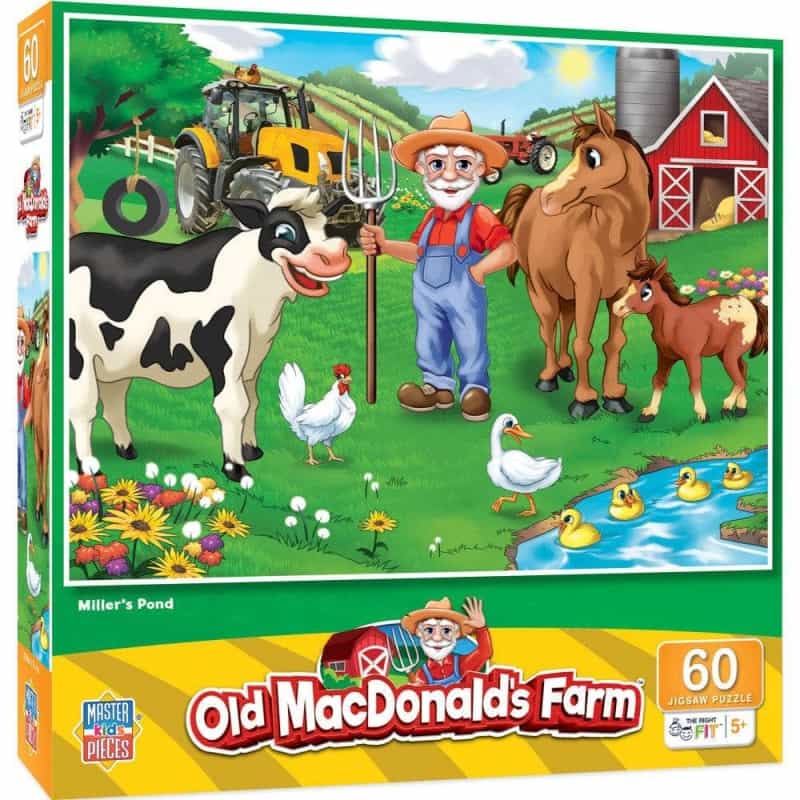 Old MacDonald's Farm - MacDonald's Pond 60 Piece Puzzle