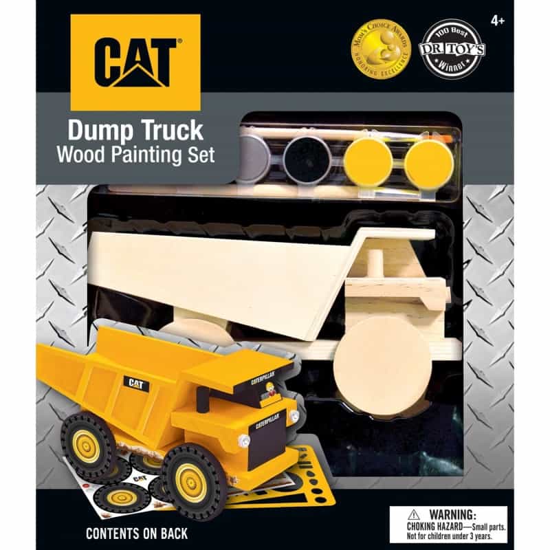 Caterpillar - Dump Truck Wood Paint Kit