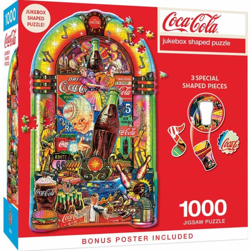 Shapes - Coke Jukebox 1000 Piece Shaped Puzzle