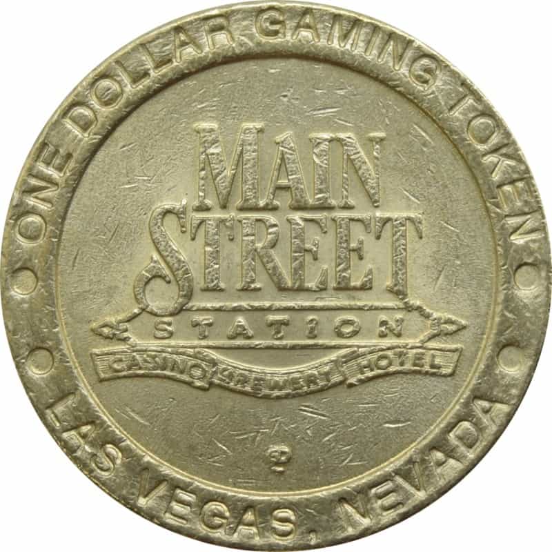 Main Street Station Casino Las Vegas Nv $1 Token 1996