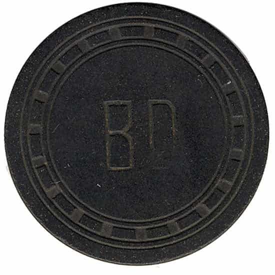 Brown Derby Casino Las Vegas Nevada 50 Cent Black Chip 1952