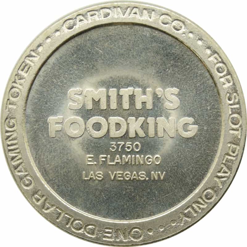 Smith's Food (3750 E. Flamingo) Las Vegas Nv $1 Token 1986