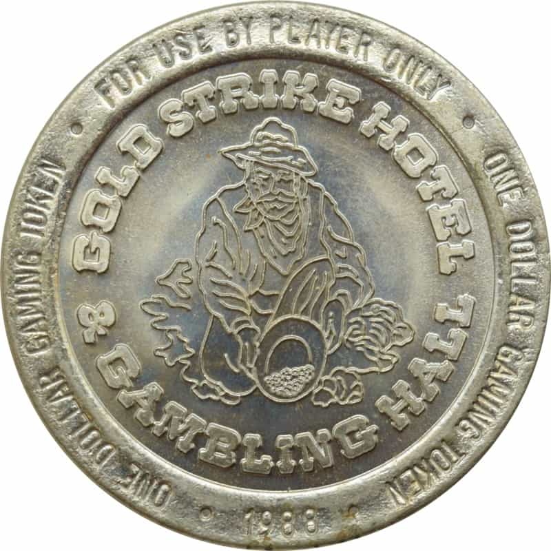 Gold Strike Inn Casino Jean Nevada $1 Token 1988