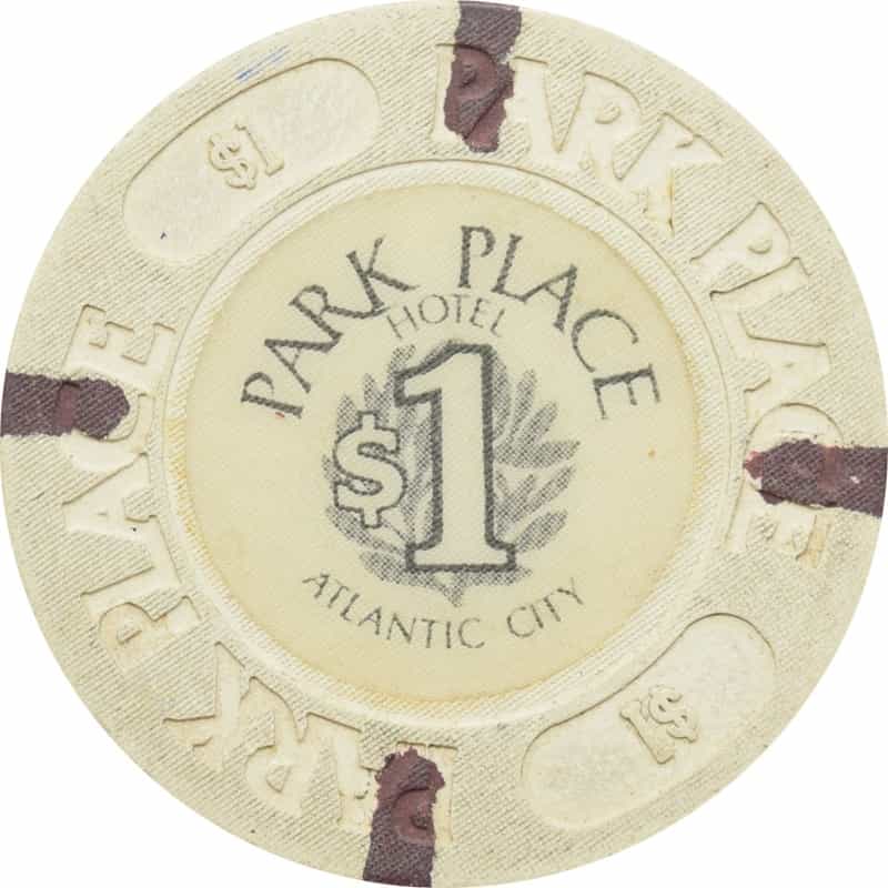 Bally's (Park Place) Casino Atlantic City Nj $1 Chip #2