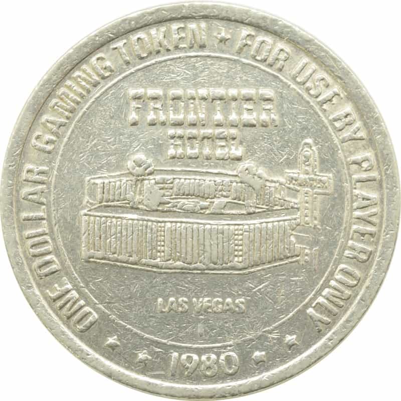 Frontier Hotel Casino Las Vegas Nv $1 Token 1980