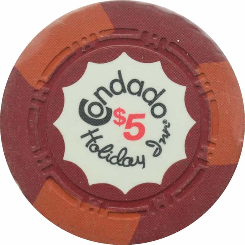Condado Holiday Inn Casino San Juan Puerto Rico $5 Red Hce Chip