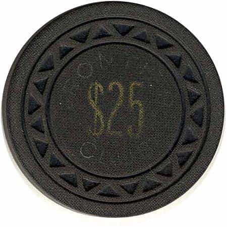 Frontier Club Casino Las Vegas Nevada $25 Chip 1940s