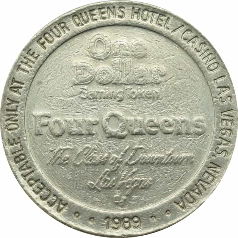 Four Queens Casino Las Vegas Nv $1 Token 1989