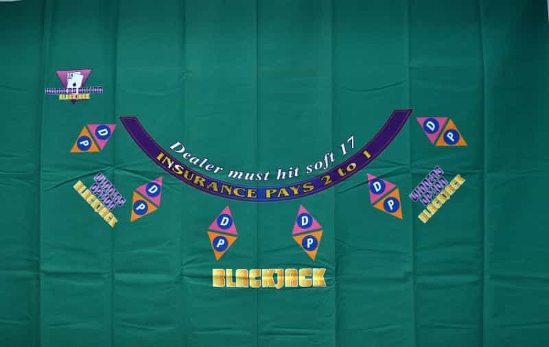 Winners Option New Blackjack Green Layout