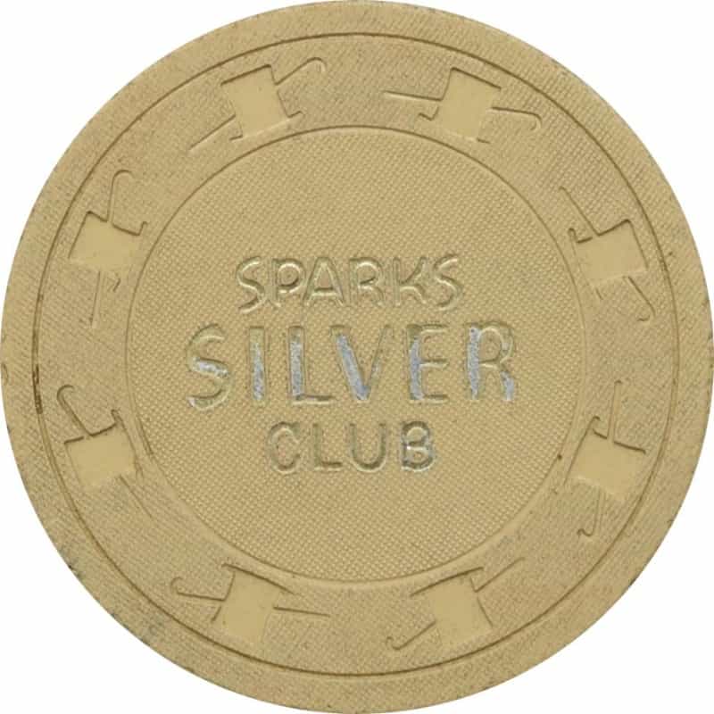 Silver Club (Karl's) Casino Sparks Nevada $1 Chip 1963