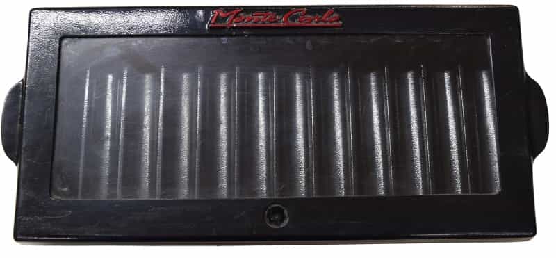 Monte Carlo Casino Las Vegas Used Paul-Son Metal Dealer Black Tray