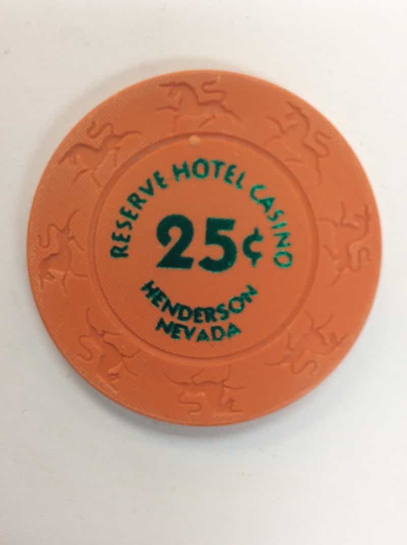 Reserve Casino Henderson Nevada 25 Cent Chip 1999