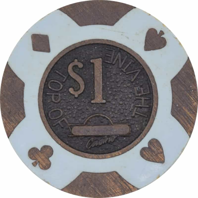 Top Of The Vine Casino Lebec California $1 Chip