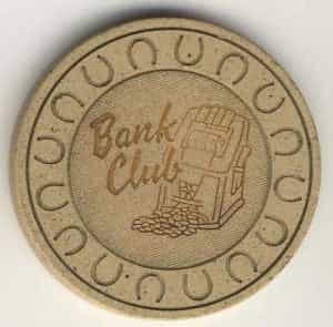 Bank Club Casino Ely Nevada Beige Chip 1953