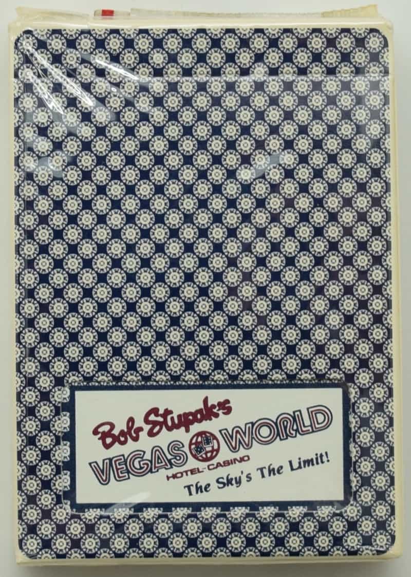 Vegas World Casino Las Vegas Nevada New Sealed Deck