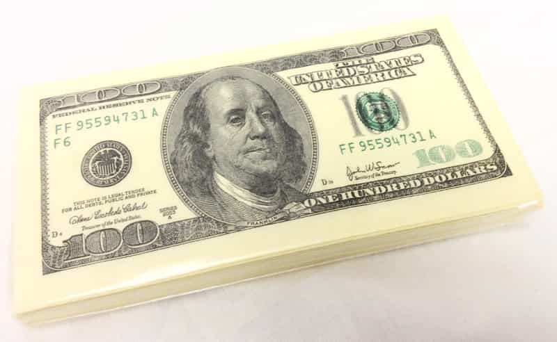 Money Napkin Us 100 Bill 10Pack