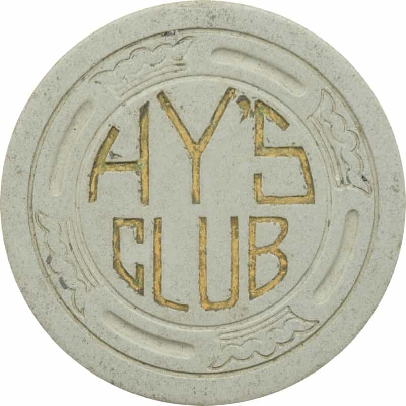 Hy's Club Casino San Luis Obispo California Grey Chip
