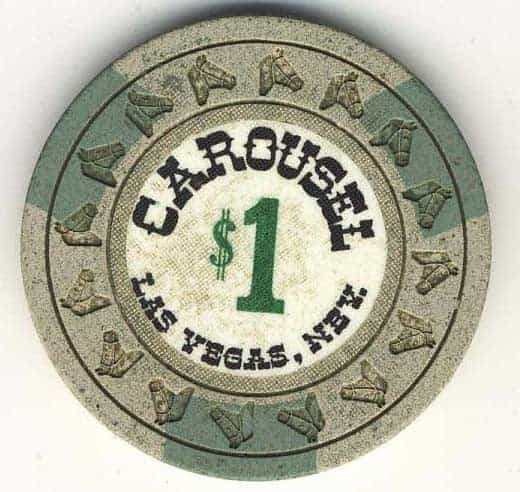 Carousel Casino Las Vegas Nevada $1 Chip 1968