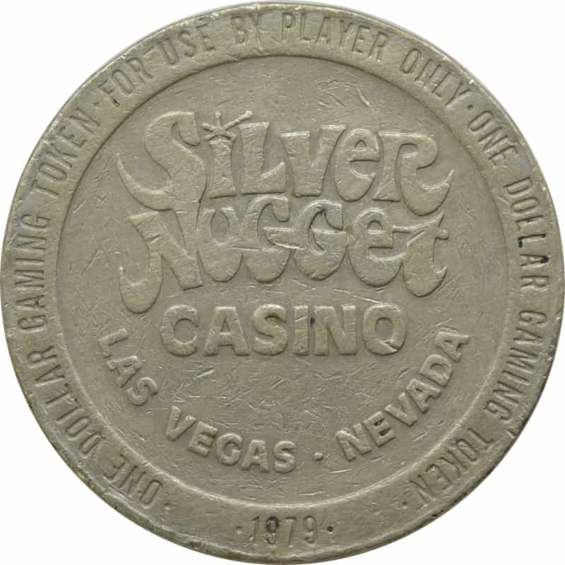 Silver Nugget Casino N. Las Vegas Nv $1 Token 1979