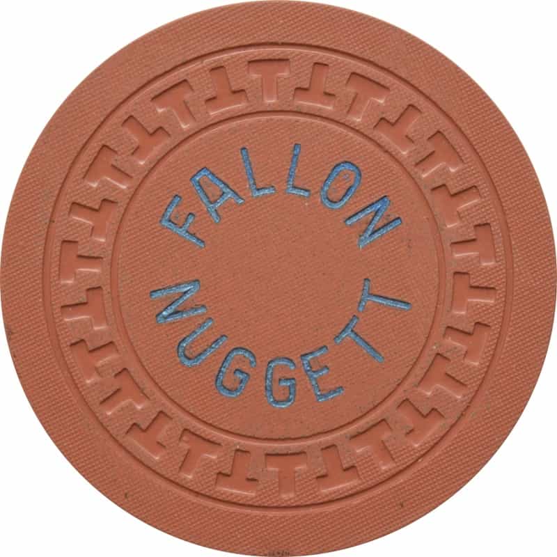 Fallon Nugget Casino Fallon Nevada $100 Chip 1962