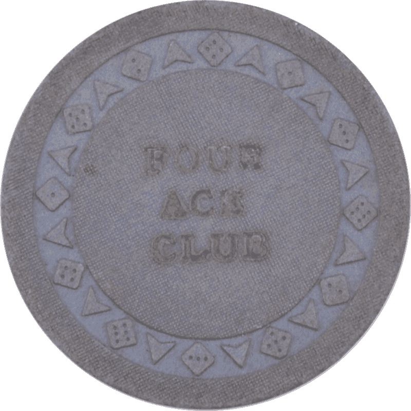 Four Ace Club Casino San Diego California Grey Chip