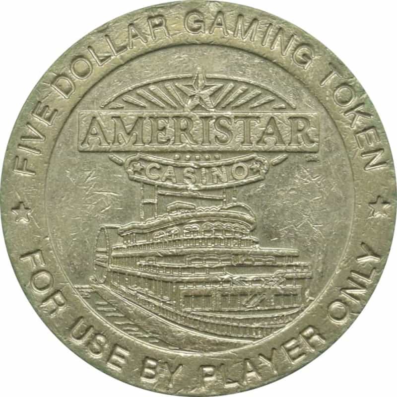 Ameristar Casino Council Bluffs Iowa $5 Token