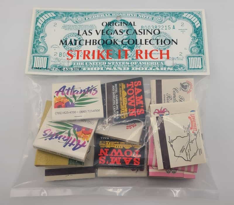 Bag Of 15 Matchbooks From Casinos In Nevada