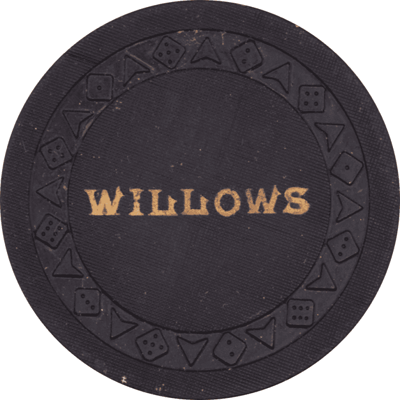 Willows Casino Reno Nevada $25 Chip 1953