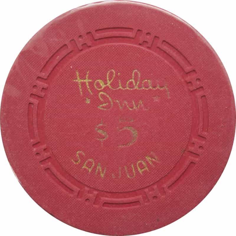 Holiday Inn Casino San Juan Puerto Rico $5 Hce Chip