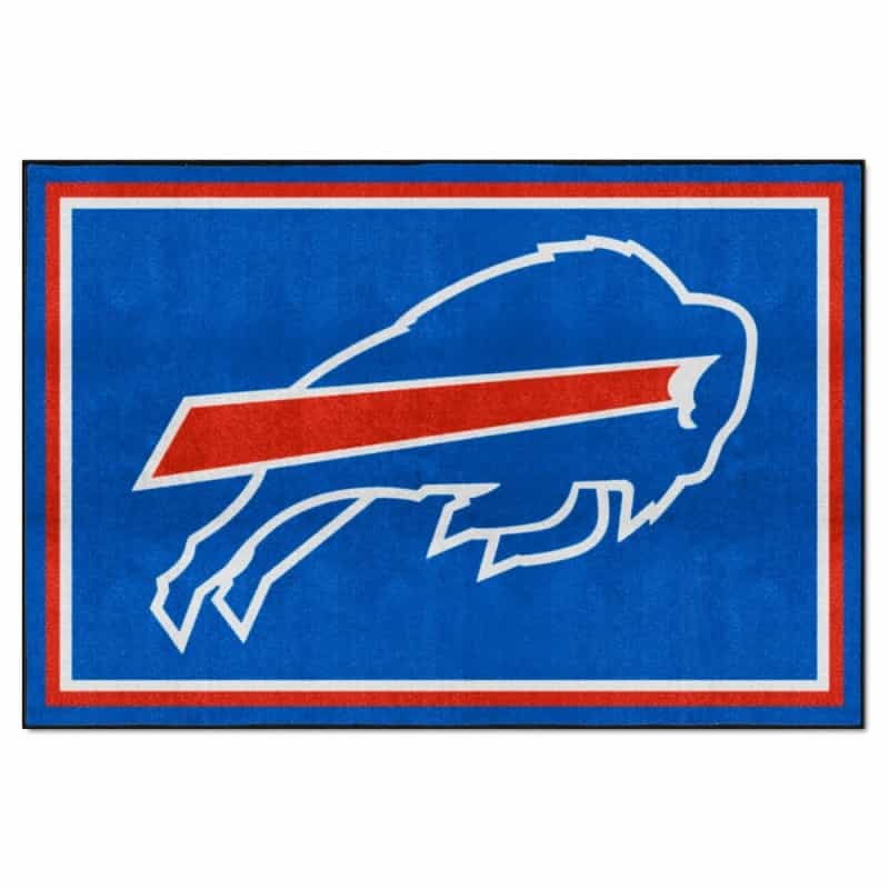 Buffalo Bills 5Ft. X 8 Ft. Plush Area Rug - Buffalo Primary Logo
