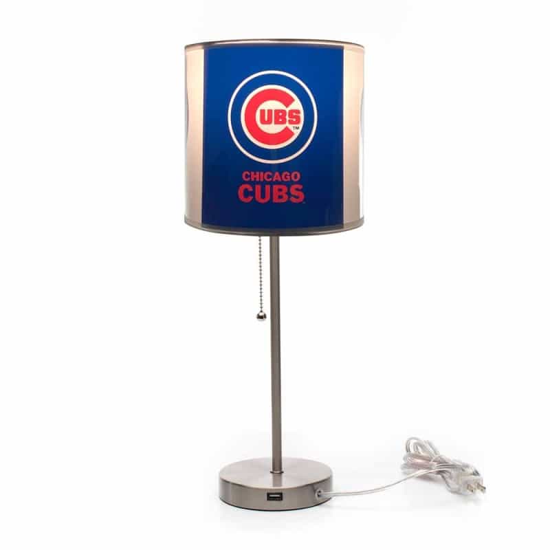 Chicago Cubs Chrome Lamp