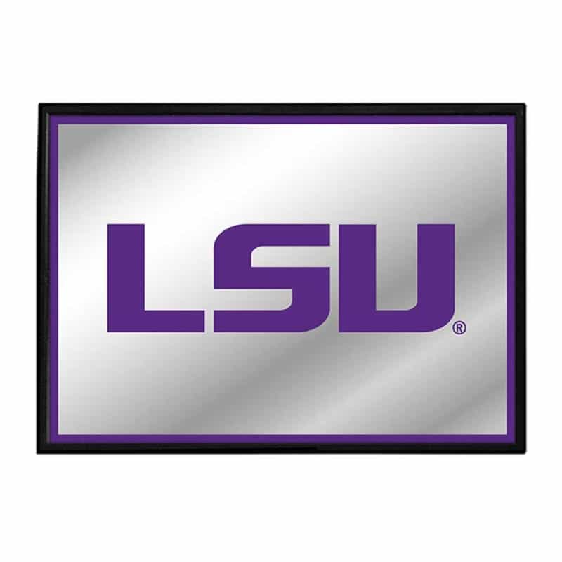 Lsu Tigers: Framed Mirrored Wall Sign